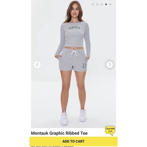 Áo thun gân  tay dài F21 dư xịn