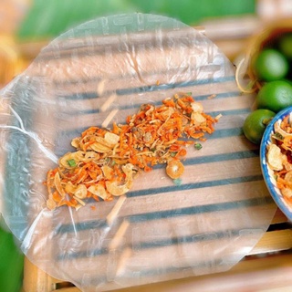Combo bánh tráng phơi sương 500g + 250g muối tôm hành phi ( tặng túi bơ )