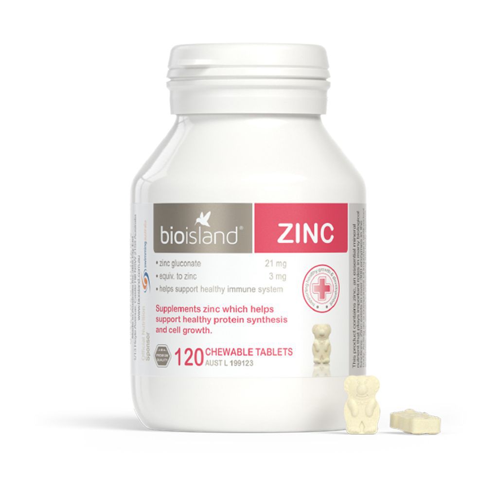 Bio Island Zinc 120 Viên Hỗ Trợ Bổ Sung Kẽm