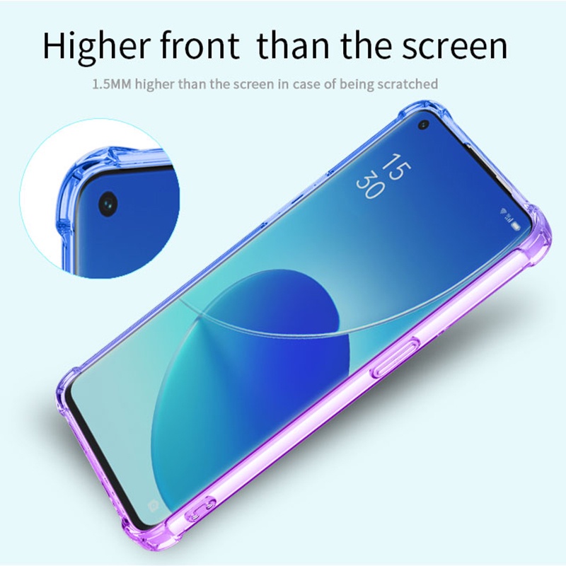 Ốp Điện Thoại Mềm Chống Sốc Chống Rơi Siêu Nhẹ Cho OPPO Reno 6Z 5G Reno 6 4G A16 Realme Q3 Pro C21Y C25Y