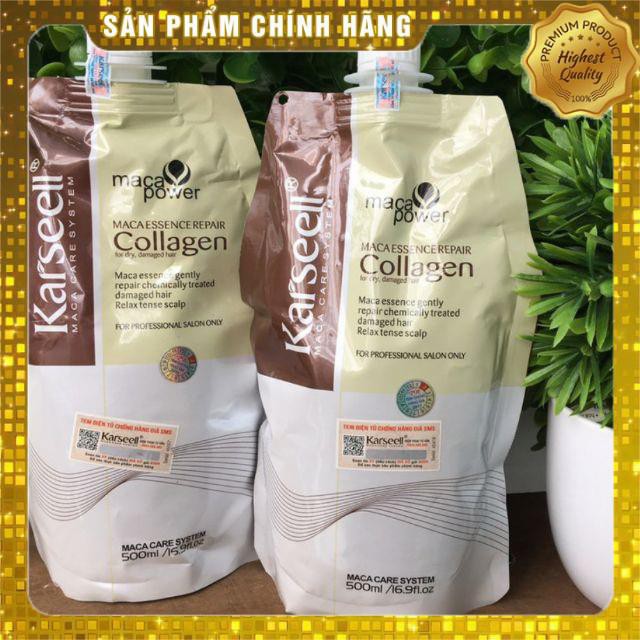 [Chính Hãng] Ủ Tóc Collagen Karseell 500ml Siêu Mượt Phục Hồi Tóc Hư Tổn, Cấp Ẩm, Dưỡng Tóc Mềm Mượt