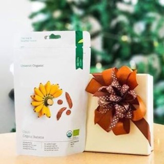 Chuối sấy dẻo nguyên quả hữu cơ Vinamit Organic 100g