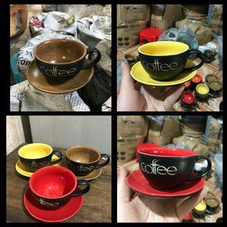 Bộ ly cốc cafe gốm 150ml