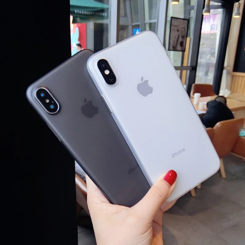 Ốp lưng iphone đẹp siêu mỏng Chống Vân Tay Lụa giấy nhám 6/7/7plus/8/8plus/x/xs/11/12/13/pro/max/plus/promax