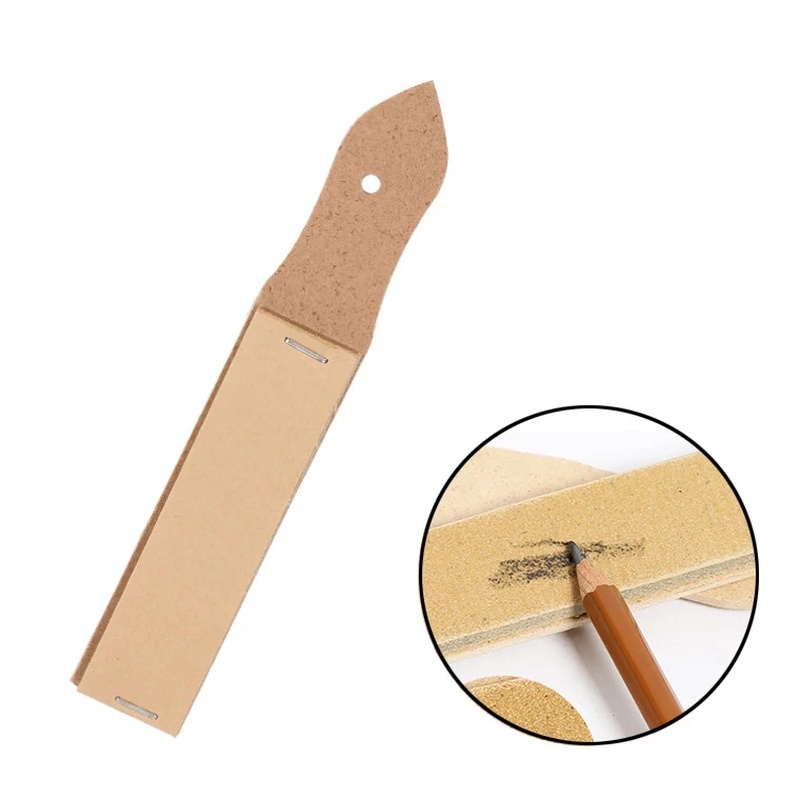 Bộ giấy nhám dùng để mài bút chì