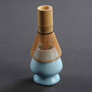 Đế gác chổi đánh trà matcha bằng sứ 8cm