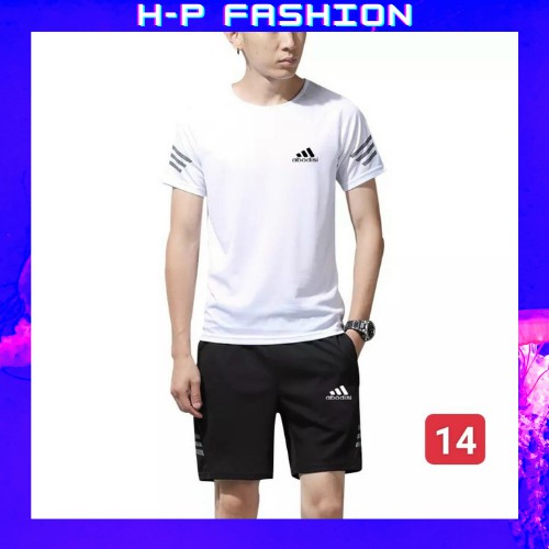 Đồ Bộ Nam Đẹp 🔵 𝐅𝐑𝐄𝐄 𝐒𝐇𝐈𝐏 🔵 Đồ Bộ Thể Thao Nam Vải Cotton Co Giãn Thời Trang Hpfashion - DBN14
