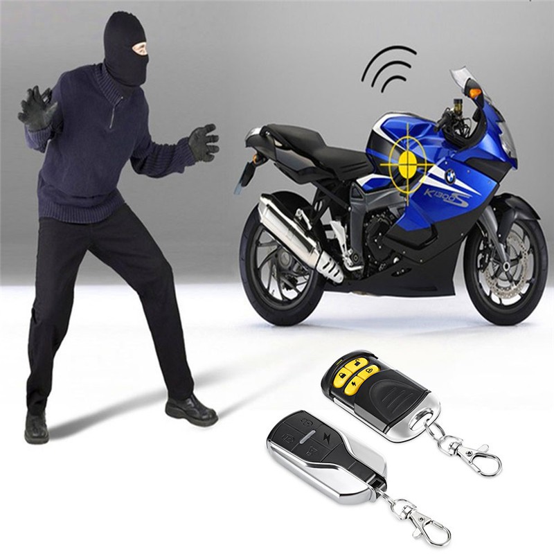 Hệ thống báo động chống trộm điều khiển từ xa 12V cho xe máy