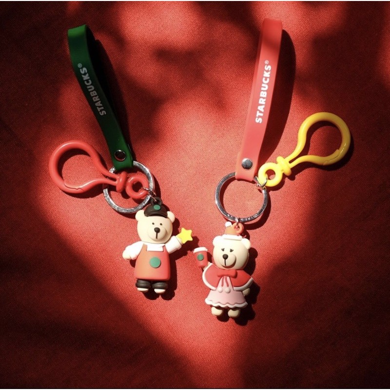 Móc khoá Starbucks Bearista Chritmas 2020
