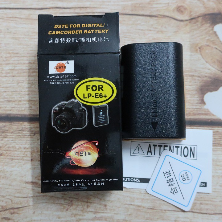 Pin máy ảnh LP-E6 hãng DSTE dung lượng cao 2600mAh