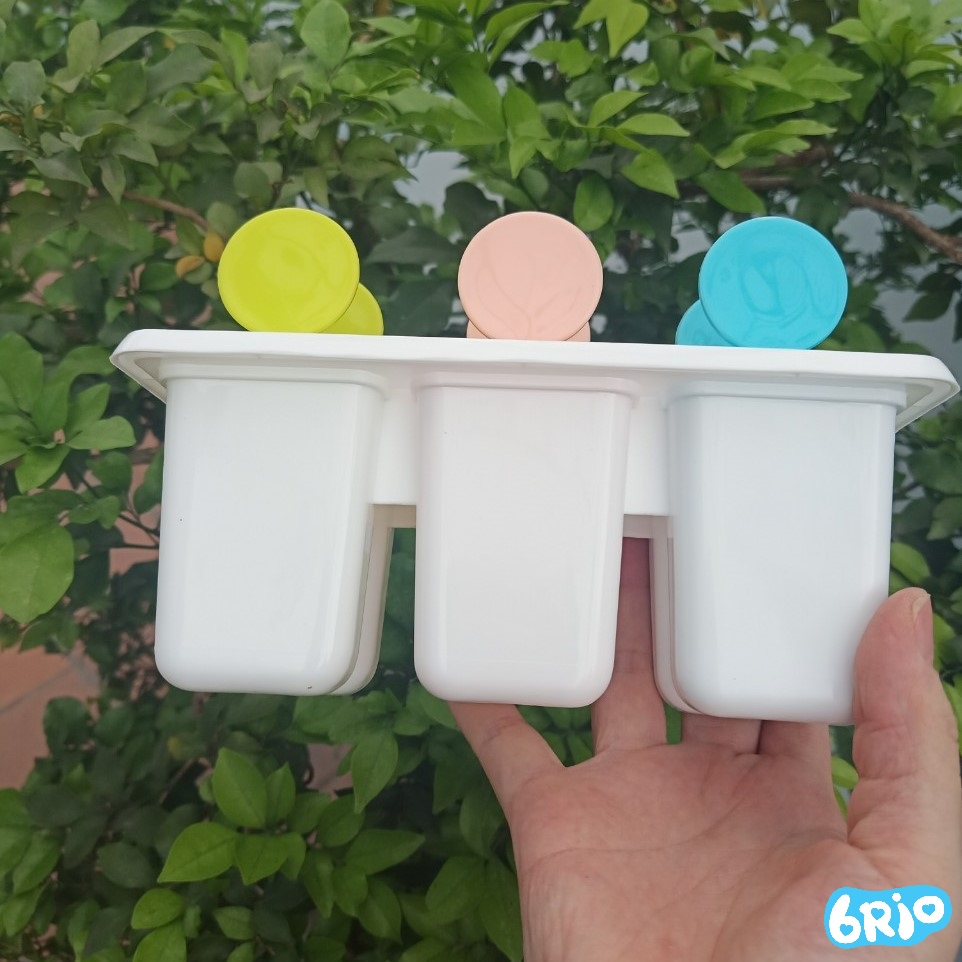 Khuôn làm kem 6 que nhựa Việt nhật an toàn cho bé