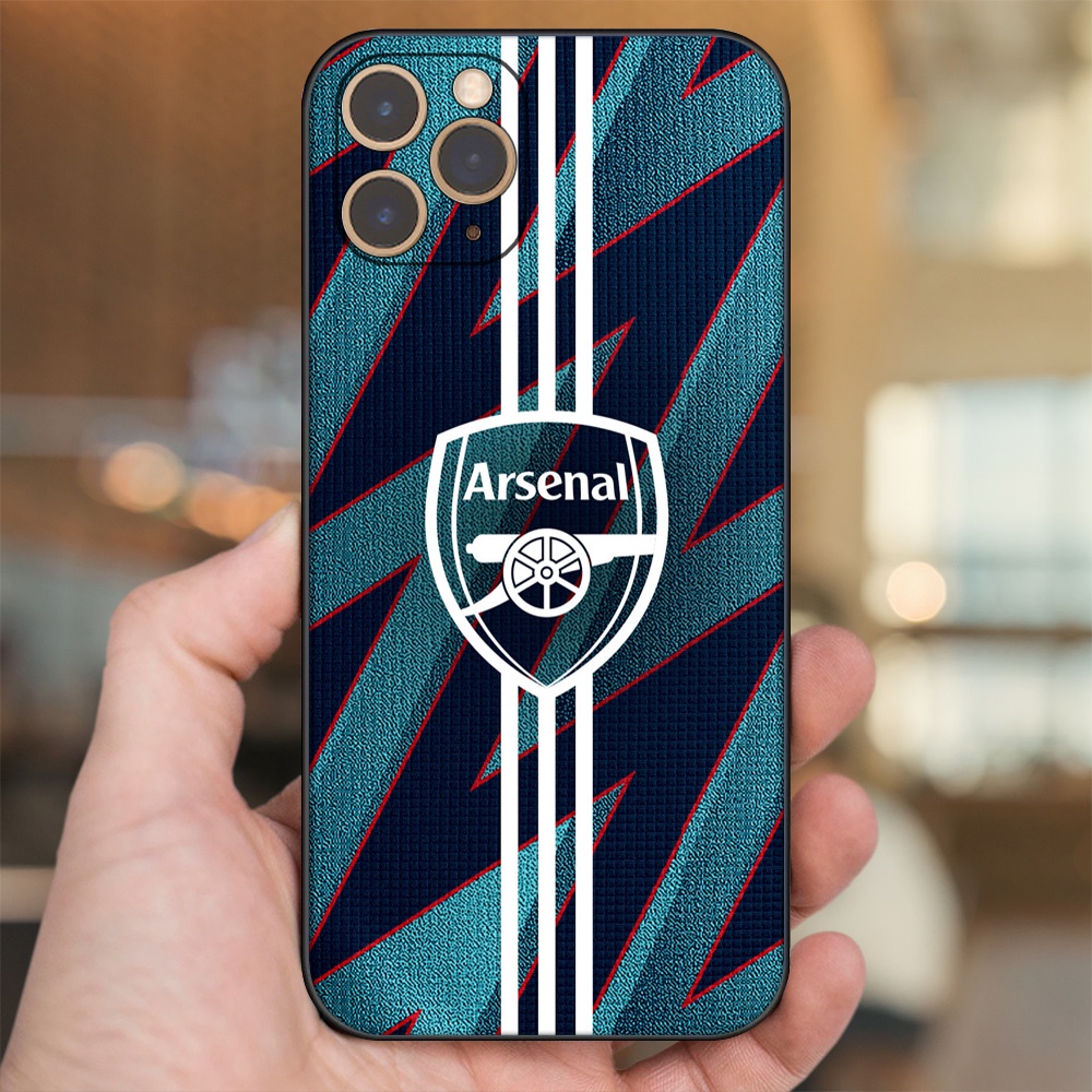 Ốp lưng iPhone 11 Pro dẻo đen cạnh vuông in hình Arsenal FC