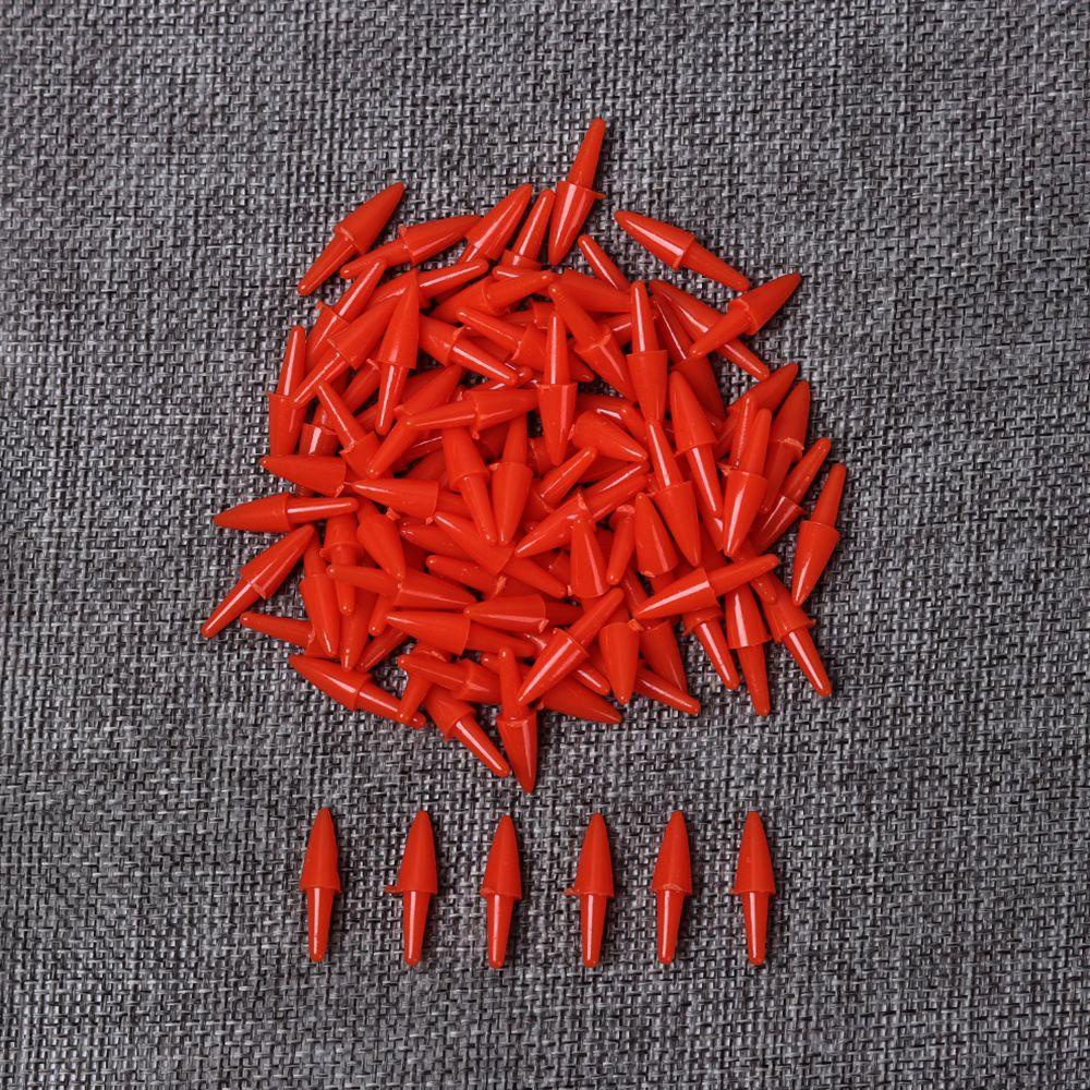 RAINBOW Set 100 Mũi Đỏ 8 Kích Cỡ Cho Búp Bê