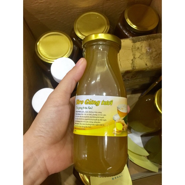 Siro gừng tươi
