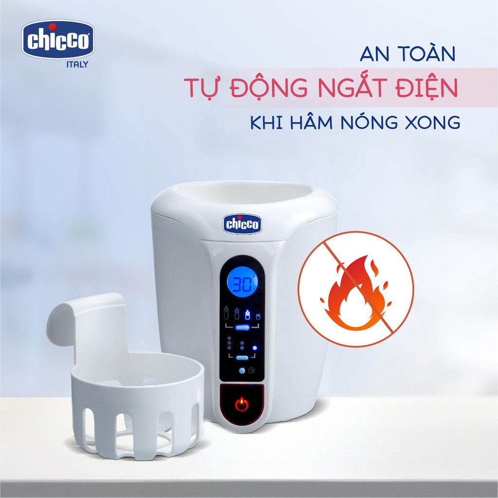 Máy Hâm Sữa Và Thức Ăn Điện Tử 7390 Chicco (CHÍNH HÃNG) CHO BÉ (CO114533)