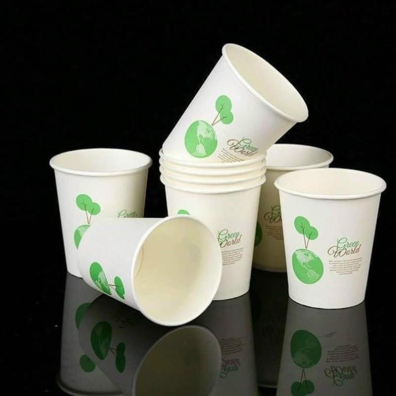 Ly/cốc giấy chịu nhiệt dùng 1 lần an toàn cho sức khỏe, thân thiện môi trường (1 ly)