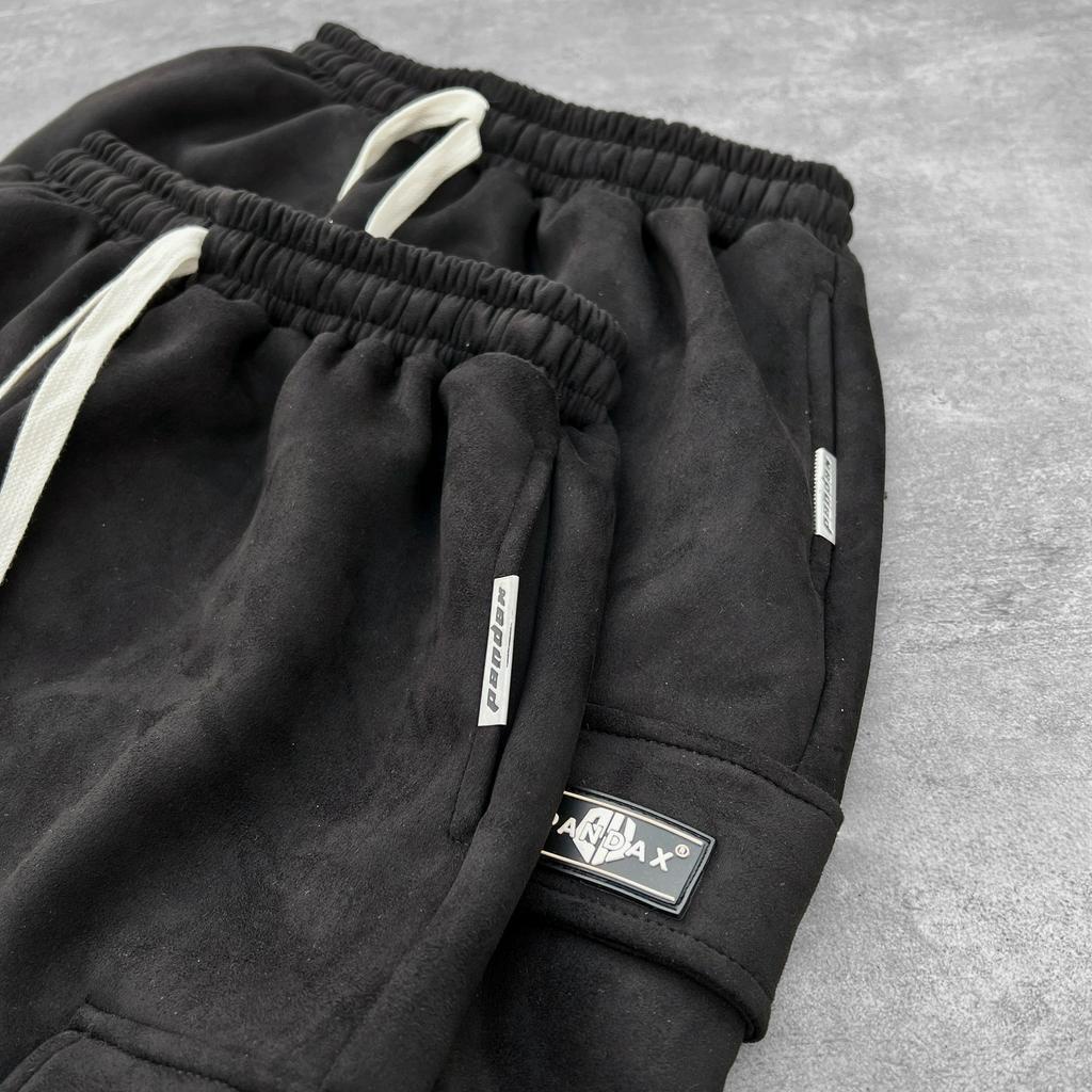 Quần short nam nữ local brand Pandax polime , quần đùi cargo túi hộp unisex phong cách y2k , chất liệu da lộn cao cấp