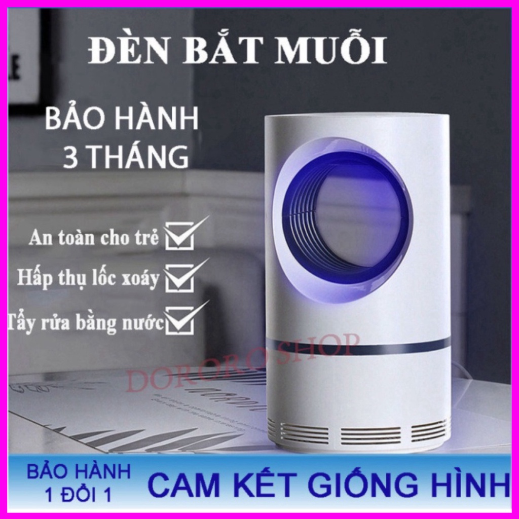 Máy Bắt Muỗi Thông Minh - Đèn Led Xanh Hút Côn Trùng , Muỗi , Bọ