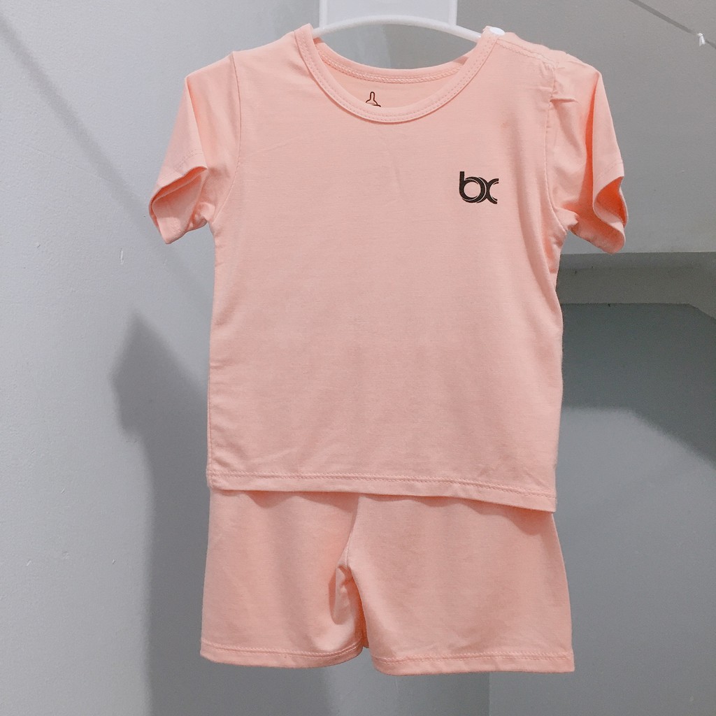 Bộ Đồ Cộc Cài Vai Màu Bexiu Bx - Quần Áo Trẻ Sơ Sinh Thun Cotton Lạnh Mềm Mượt Mát Cho Bé Trai Và Gái Từ 4-19kg