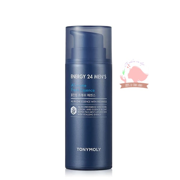 DƯỠNG DA CHO NAM ALL IN 1 Energy 24 Men All in One Fresh Essence 120ml (DA DẦU)