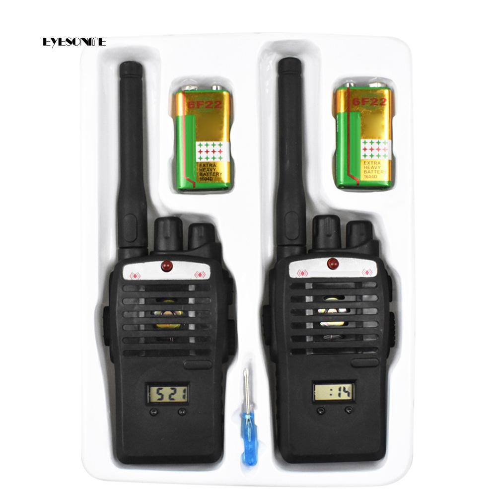 Set 2 đồ chơi bộ đàm Walkie Talkie sáng tạo vui nhộn cho trẻ em