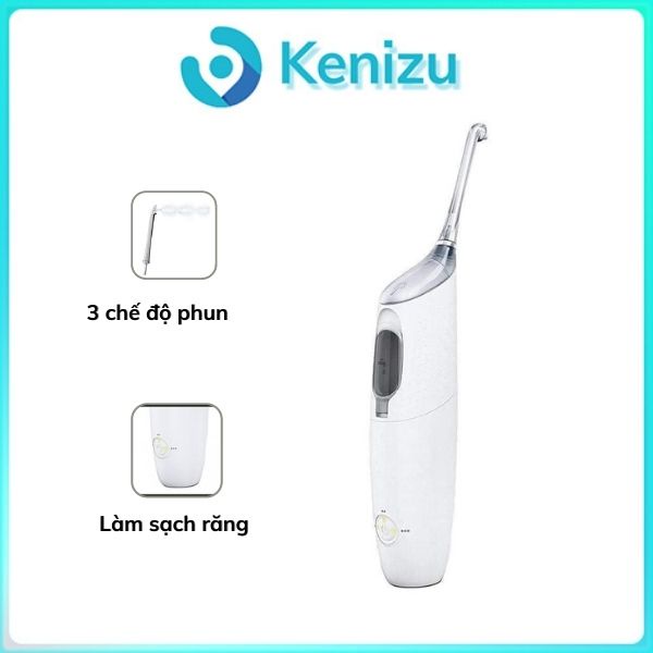 Máy tăm nước Philips Sonicare AirFloss Ultra HX8438/01 - Tăm nước cầm tay 3 chế độ phun nhập khẩu Đức