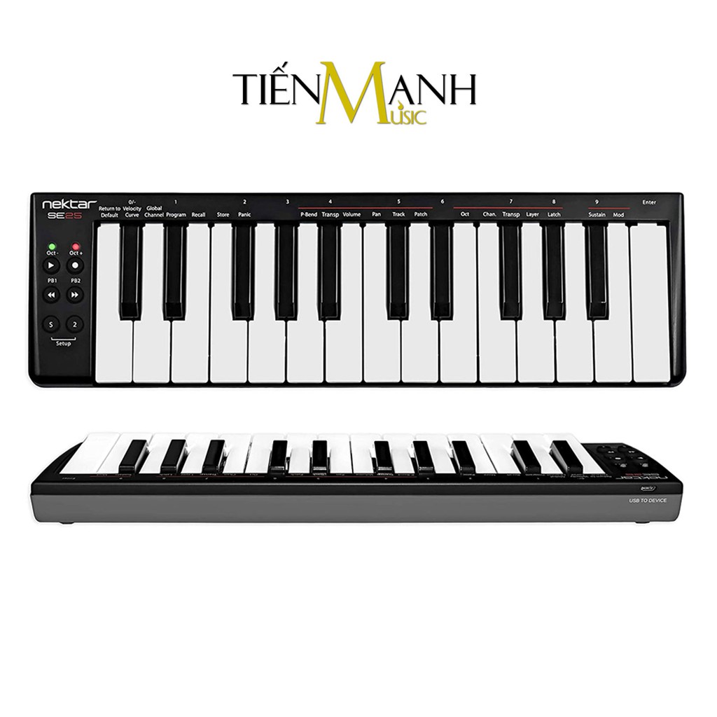 Nektar Impact SE25 Midi Keyboard Controller 25 Phím Cảm ứng lực (Bàn phím sáng tác - Sản xuất âm nhạc Producer)