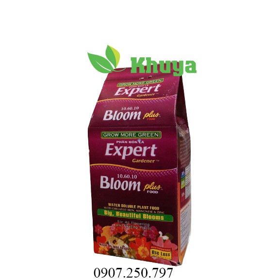 Phân bón lá Expert Bloom plus 10-60-10 hộp 100gr