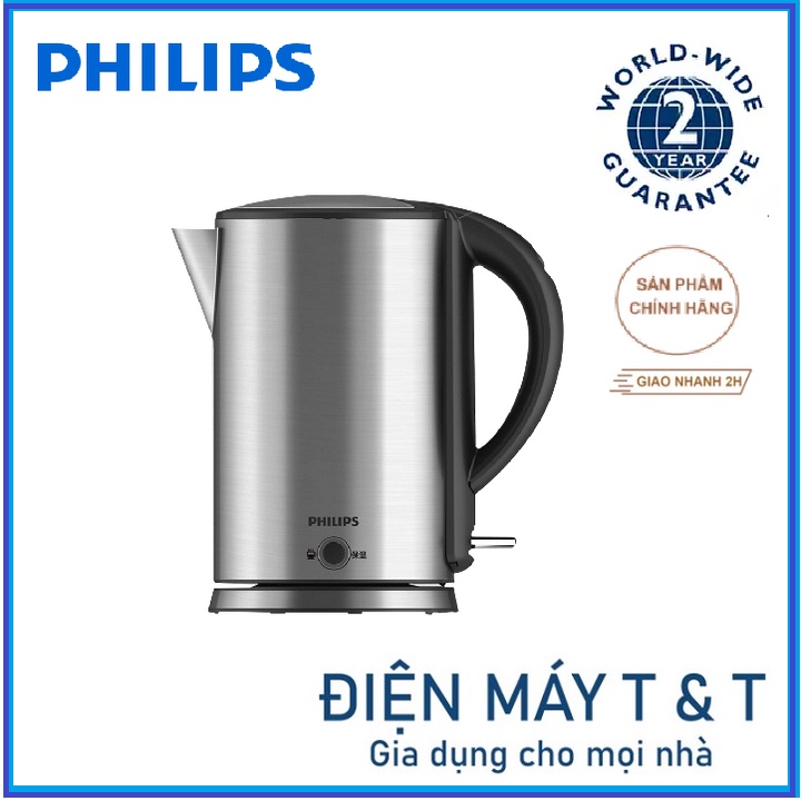 [Mã ELHADEV giảm 4% đơn 300K] Ấm đun nước siêu tốc Philips HD9316 bảo hành toàn quốc 2 năm