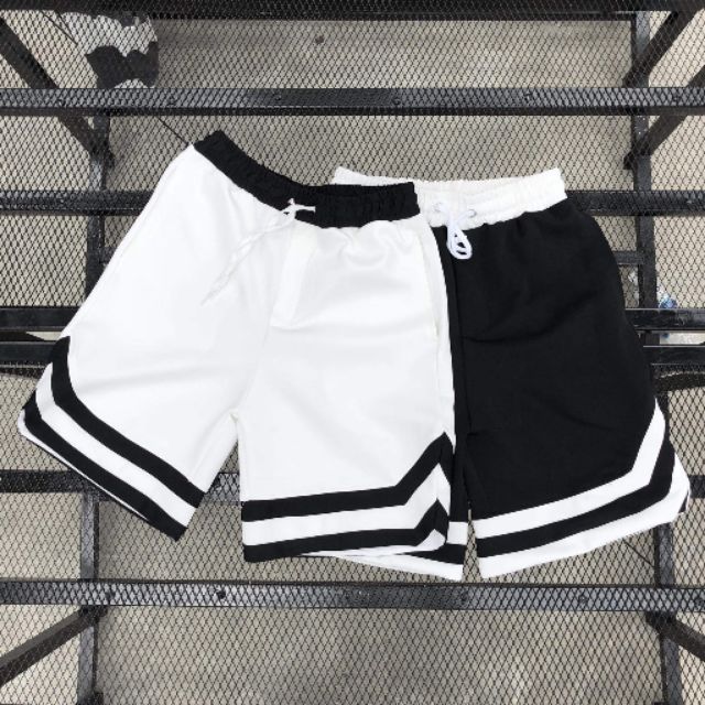 Quần Vshort sport -3 màu: Xám, Đen, Trắng -Nam, nữ mặc ok