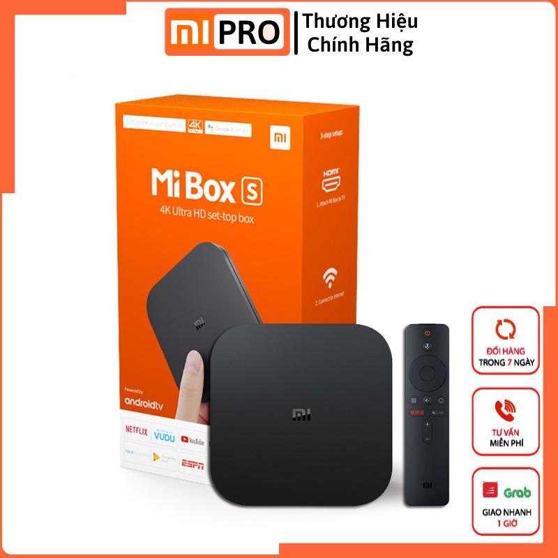 Xiaomi MiBox S 4K Android TV Global Quốc Tế Chính Hãng