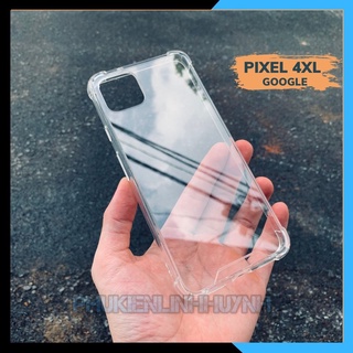 Google Pixel 4XL_Ốp lưng Clear Color Ver 3 trong suốt không ố vàng chống sốc cực tốt
