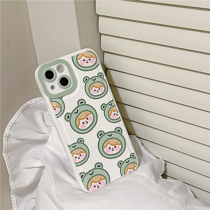 Ốp lưngiphone Ốp Lưng Họa Tiết Trái Vải Cho Iphone 7/7plus/8/8plus/x/xs/11/14pro/13/pro/max/plus/promax Dinuo case