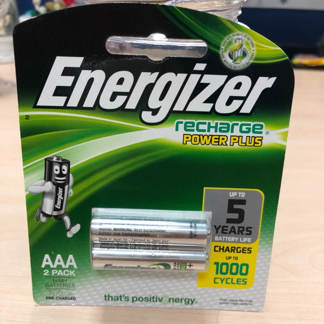 Pin sạc AAA 700mAh ENERGIZER vỉ 2 viên