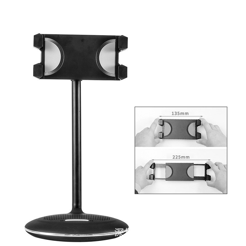 Tablet PC Stand with Bluetooth Speaker, Bluetooth Remote Control,  Stand for iPad iPhone Kindle and More