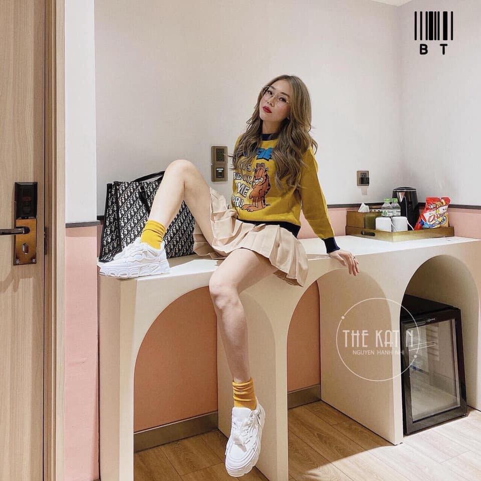 0301AV - Áo nỉ vàng nữ | BigBuy360 - bigbuy360.vn