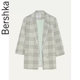 [Bershka auth newtag] Áo Blazer kẻ Bershka newtag auth size XS