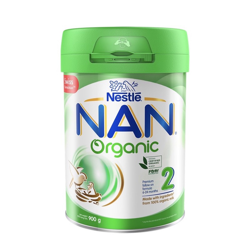 Sữa Bột Nestle NAN Organic 2 900g-HSD 25/03/2022
