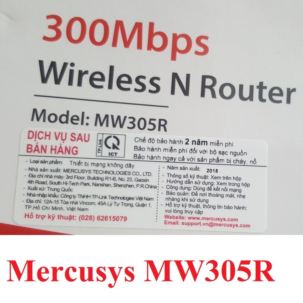 [Chính Hãng 100%] Bộ Phát Wifi Giá Rẻ Mecusys MW305R Chuẩn 300Mbps | BigBuy360 - bigbuy360.vn