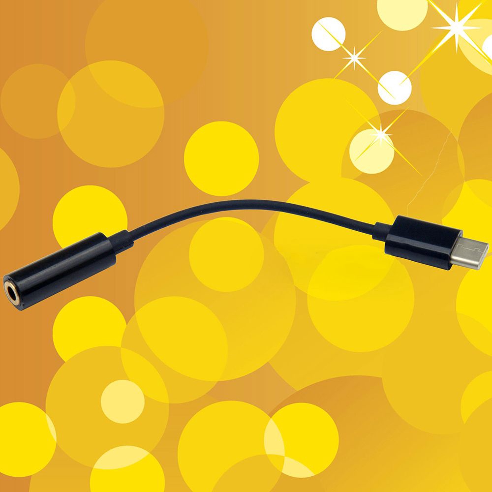 DLWLRMA Stereo Microphone Earphone USB 3.1 Converter Male To Female Audio Adapter