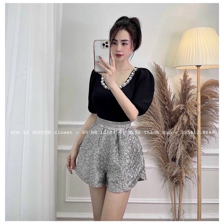 Quần short phồng cạp chun siêu hot loại đẹp