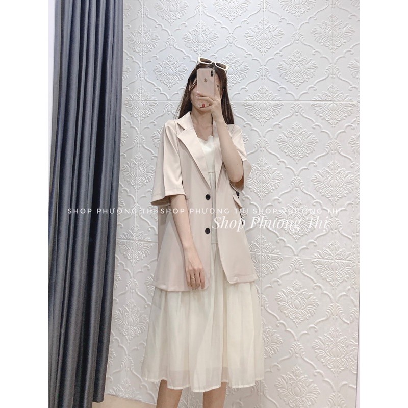 Áo blazer - áo vest nữ tay lỡ dáng rộng Hàn Quốc (video/hình thật/sẵn) | BigBuy360 - bigbuy360.vn