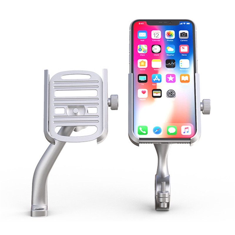 Giá đỡ điện thoại xoay 360 độ gắn tay lái xe đạp / mô tô tiện dụng