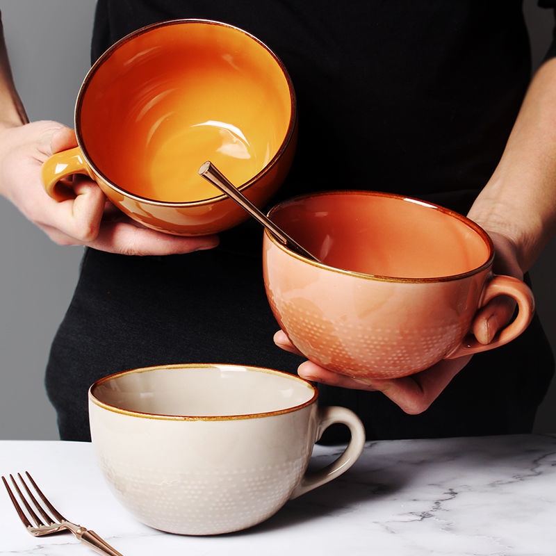 Cốc uống sữa/cà phê bằng sứ có thể dùng trong lò vi sóng
