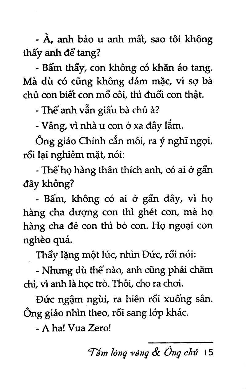 Sách Tấm Lòng Vàng, Ông Chủ - Nguyễn Công Hoan
