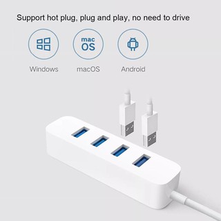 Bộ chia Hub USB 3.0 Mijia - 4 USB & 1 typeC