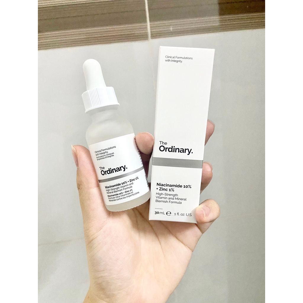 Huyết thanhThe Ordinary Niacinamide 10% + Zinc 1%
