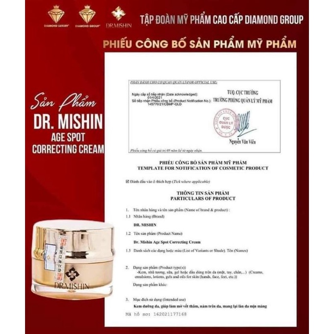 Kem chống nắng dr mishin