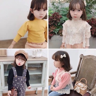 Áo tay bồng cho bé gái
