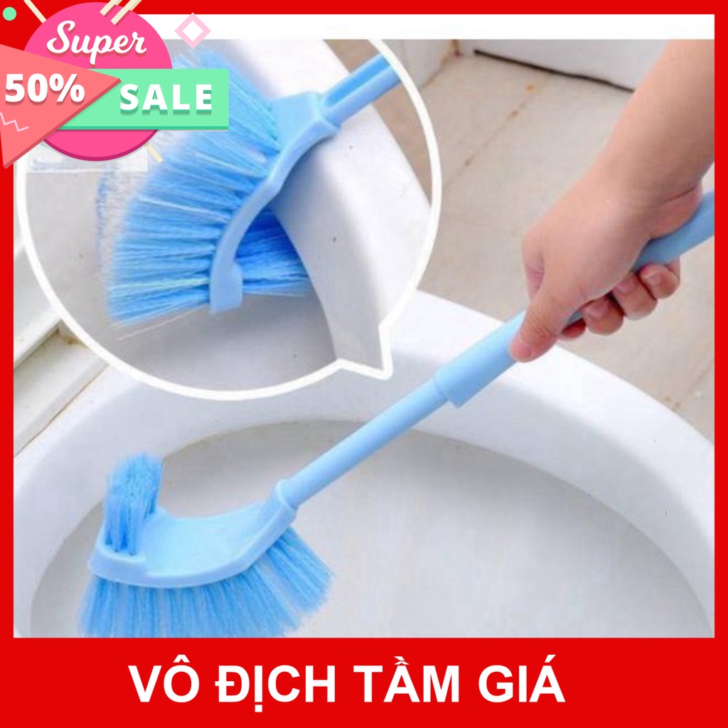 SALE!!! Chổi cọ toilet, vệ sinh tiện ích 2 đầu